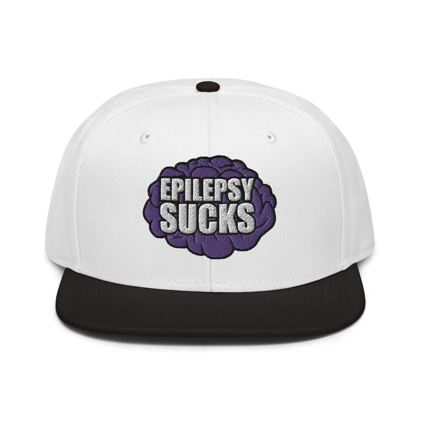 Impactful Epilepsy Sucks Snapback Hat